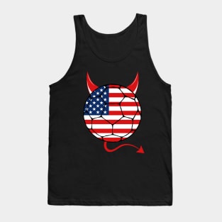 Usa Halloween Soccer Tank Top